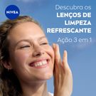 Nivea Visage Lenço Limpeza Facial 3em1 25 Unidades