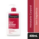 Hidratante Corporal Intensivo NeutrogenaNorwegian sem fragrância, 400mL