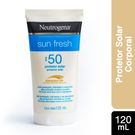 Protetor Solar Neutrogena Sun Fresh Fps 50 120ml