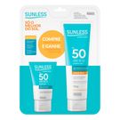 Kit Protetor Solar Corporal Sunless FPS50 120g + Protetor Solar Facial Mini FPS50 30g