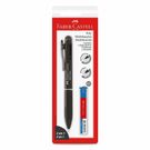 Lapiseira 0.7+Caneta Esferográfica Faber Castell 3 em 1 Preta