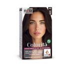 Tinta de Cabelo Coloritá Itely Coloração Em Creme 4.0 Castanho Médio