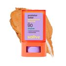 Protetor Solar Sallve Bastão Fps90 Cor 6 Antimanchas 15g