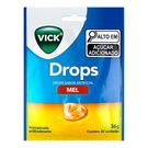 Pastilha Vick Drops Mel 36g 20 Unidades