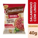 Salgadinho Crocantíssimo Sabor Salame Com Limão 40g