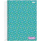 Caderno Jandaia Capa Dura com Espiral 80 Folhas 1 Matéria Stella FSC