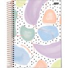 Caderno Jandaia Capa Dura Com Espiral 80 Folhas 1 Matérias La Creme FSC