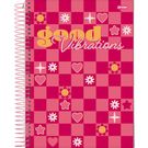 Caderno Jandaia Capa Dura com Espiral 160 Folhas 10 Matérias