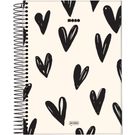 Caderno Jandaia Capa Dura 10 Matérias Mono Com Espiral 160 Folhas