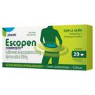 Escopen Composto 10mg + 250mg com 20 Comprimidos