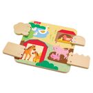 Painel Animaizinhos Granja de Madeira Fisher Price
