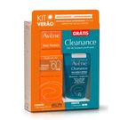 Kit Protetor Solar Avène Mat Perfect Com Cor Fps60 40g + Gel de Limpeza Cleanance 40g