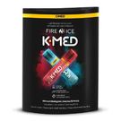 Kit 2 Lubrificantes Íntimo Fire + Ice K-Med Massagem 40g cada