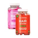 Kit Gummy Hair Vitamin Melancia + Tutti Frutti Com 2 Unidades 60 Gomas Cada