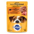 Ração Úmida Pedigree Sachê Adulto Raça Pequena Sabor Cordeiro ao Molho 100g