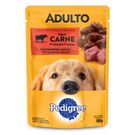 Ração Úmida Pedigree Sachê Adulto Sabor Carne ao Molho 100g