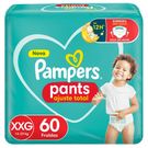 Fralda Descartável Pampers Pants Ajuste Total XXG 60 Unidades