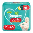 Fralda Pampers Pants Ajuste Total Mega P 46 Unidades