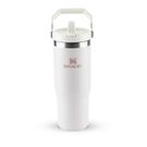 Garrafa Térmica Stanley Flip Straw Tumbler Rosê 887ml
