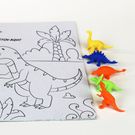 Livro Infantil Dinossauros Com 5 Miniaturas