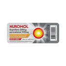 Nuromol Ibuprofeno 200mg + Paracetamol 500mg Com 4 Comprimidos
