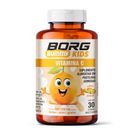 Suplemento Alimentar Borg Kids Vitamina C Sabor Laranja 30 Gomas Mastigáveis