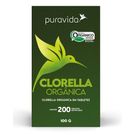 Suplemento Alimentar Puravida Clorella Pemium 200 Tablets