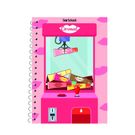 Caderno Carmed Capa Dura 10 Matérias 160 Folhas Sortido + Bolsa Plástico