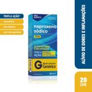 Naproxeno Sódico 550mg Genérico Neo Química 20 Comprimidos