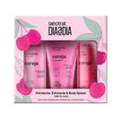 Kit Hidratante Labotrat Dia a Dia Cereja 190ml + Esfoliante 150g + Body Splash 190ml