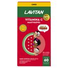 Vitamina C Lavitan Sabor Melancia 60 Cápsulas Mastigáveis