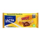 Barra de Chocolate Ao Leite Lacta Shot 145g