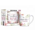 Caneca Porcelana Urban Melhor Mãe do Mundo 300ml