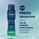Desodorante Antitranspirante Aerossol Nivea Men Fresh Sensation 150ml
