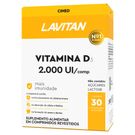 Vitamina D3 2.000UI Lavitan 30 Comprimidos