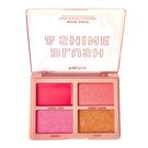 Paleta de Blush e Iluminador Ruby Rose Blush e Shine Rose Gold