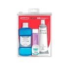 Kit Porwedent Viagem Com Escova Dental + Fio Dental + Pasta de Dente + Solução Bucal 60ml