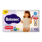 Fralda Babysec Premium Shortinho Hiper Tamanho XXG 42 Unidades