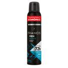 Desodorante Aerosol Antitranspirante Francis Men Active 200ml