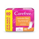 Protetor Diário Carefree Todo Dia Flexi Sem Perfume 80 Unidades