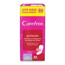 Protetor Diário Carefree Proteção Com Perfume 80 Unidades
