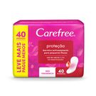 Protetor Diário Carefree Proteção Sem Perfume 40 Unidades