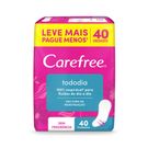 Protetor Diário Carefree Todo Dia Sem Perfume 40 unidades