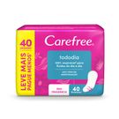 Protetor Diário Carefree Todo Dia Sem Perfume 40 unidades
