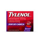 Tylenol DC Paracetamol 500mg + Cafeína 65mg Dor de Cabeça 10 comprimidos