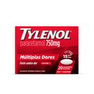 Tylenol Cartucho 750mg 20 comprimidos