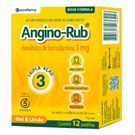 Angino-Rub Mel e Limão com 12 Pastilhas