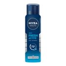 Desodorante Antitranspirante Aerossol Nivea Men Fresh Active 150ml