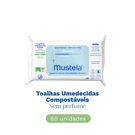 Toalha Umedecida Mustela Sem Perfume 60 Unidades