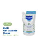 Refil Gel Lavante Suave Mustela Corpo e Cabelo 400ml